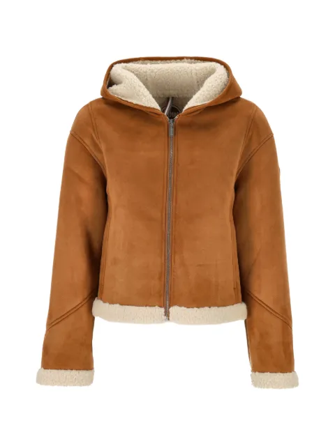 Colmar hooded shearling-effect jacket Brown 200000191JU956
