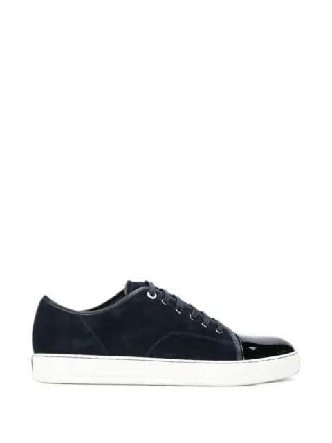 Lanvin DBB1 sneakers in patent leather and suede Blue FMSKDBB1VBALP15