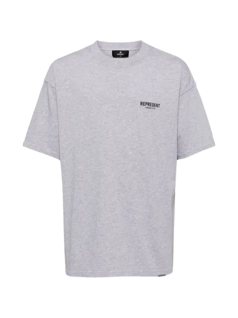 Represent Owners' Club logo-print t-shirt Grey OCM41114158