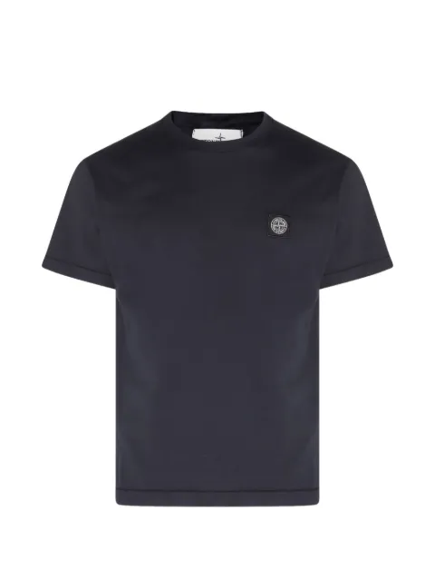 Stone Island 2100027 60/2 cotton-jersey slim-fit T-shirt with Compass patch Blue 152100027S0013