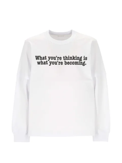 sacai Muhammad Ali layered-sleeve t-shirt White 2601158S