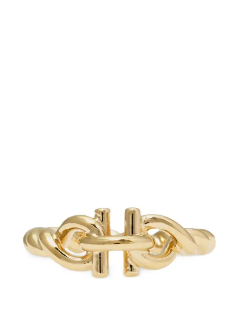 Ferragamo torchon Gancini ring Gold 760990001