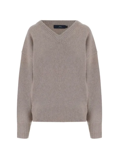 arch4 V-neck cashmere sweater Neutrals KNJP2510