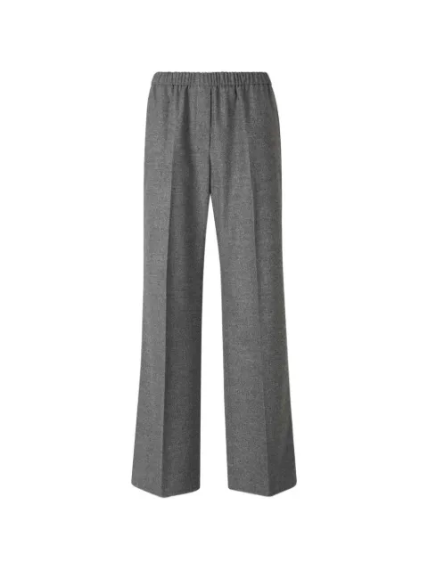Peserico piped-trim elasticated-waist track pants Grey P045350948