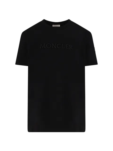 Moncler embroidered-logo T-shirt Black W8C0002189AUO999