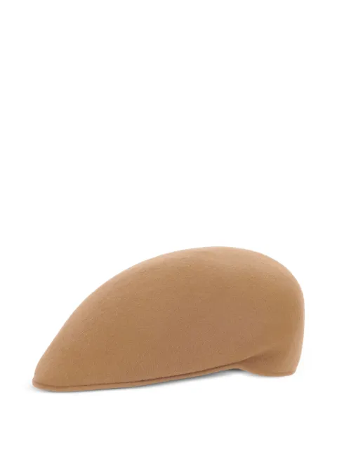 ALEXIA ÁLVAREZ DE TOLEDO waterproof wool-felt hat Neutrals GORRAINGLESACAMEL