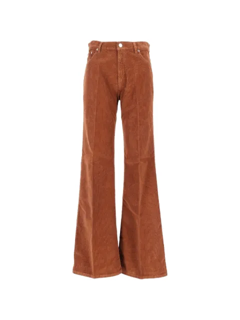Haikure Clara corduroy flared trousers Brown HEW03373GF184PX