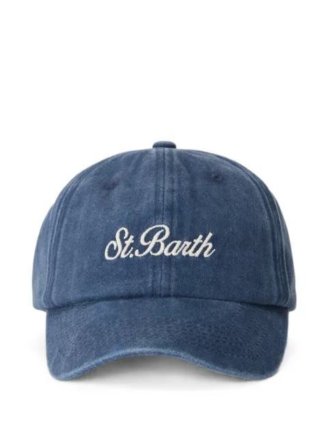 MC2 Saint Barth Davis embroidered denim baseball cap Blue DAS000402963LDAVISN