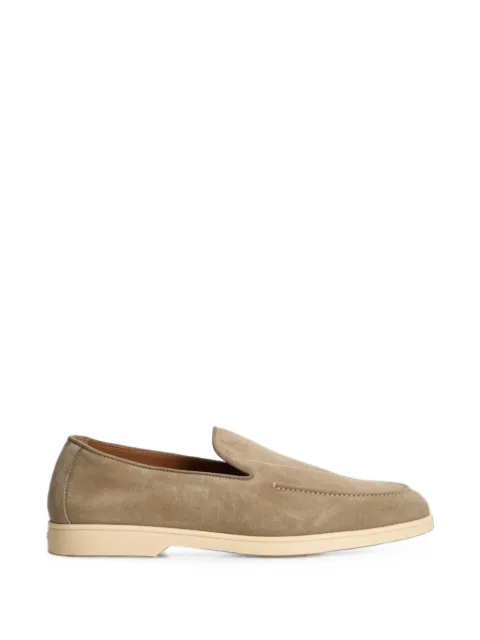 Doucal's suede loafers Neutrals 3413VISONEC15