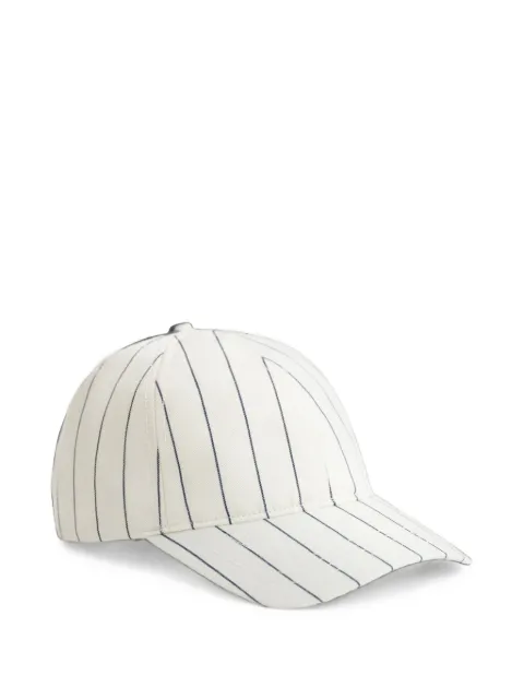 Gant pinstripe-pattern baseball cap White 4901026113