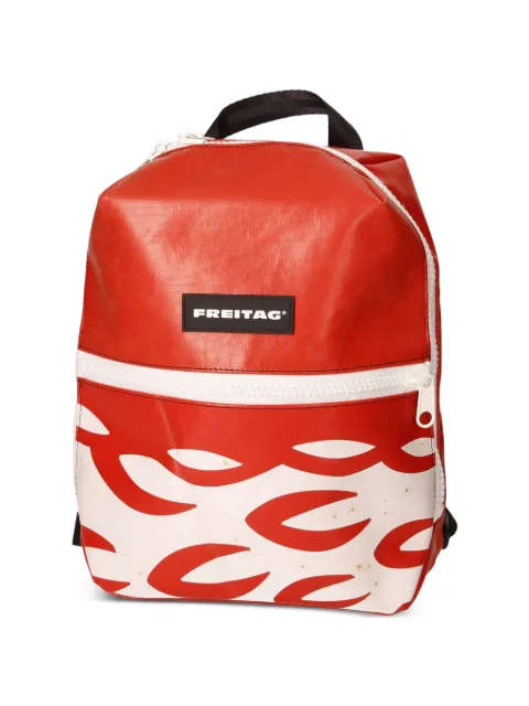 FREITAG Walter logo-patch backpack Red F44