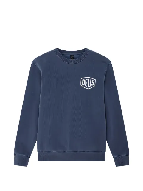 Deus Ex Machina Shield logo-print sweatshirt Blue D261MSW186