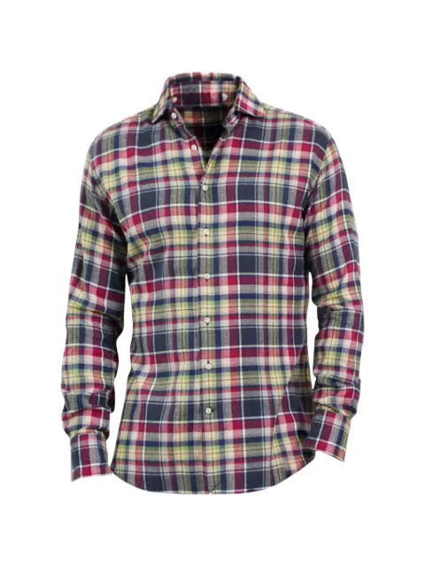 ARTIGIANO check shirt Blue 28900913