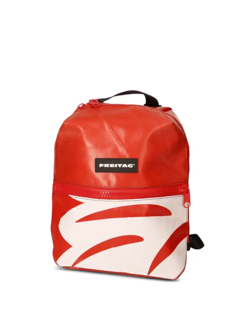 FREITAG Walter logo-patch backpack Red F44