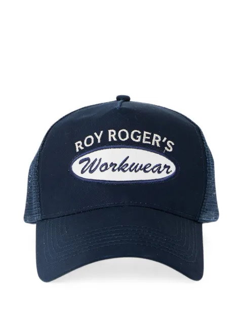 Roy Rogers logo-patch mesh-panel cap Blue RRW062CS13XXXX