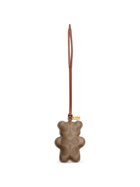 Coach Bear Puffy bag charm Brown CCX44