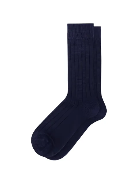 Pantherella Tabitha ribbed-knit socks Blue W750