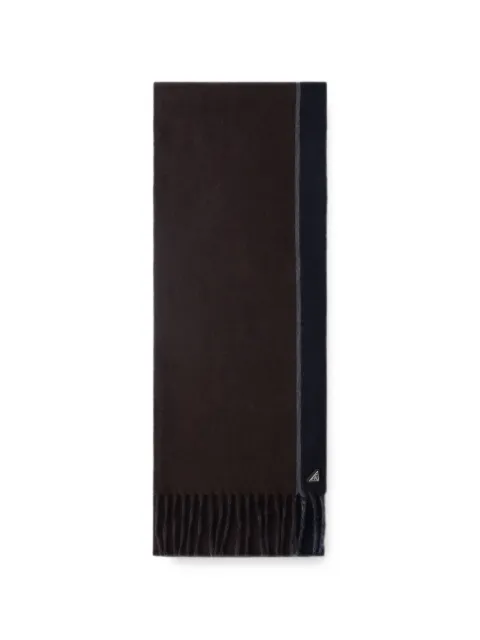 Prada cashmere and wool scarf Brown 2FS1152HJ6