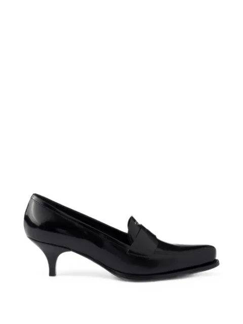 Prada Brushed leather loafers Black 1D704OF055P39