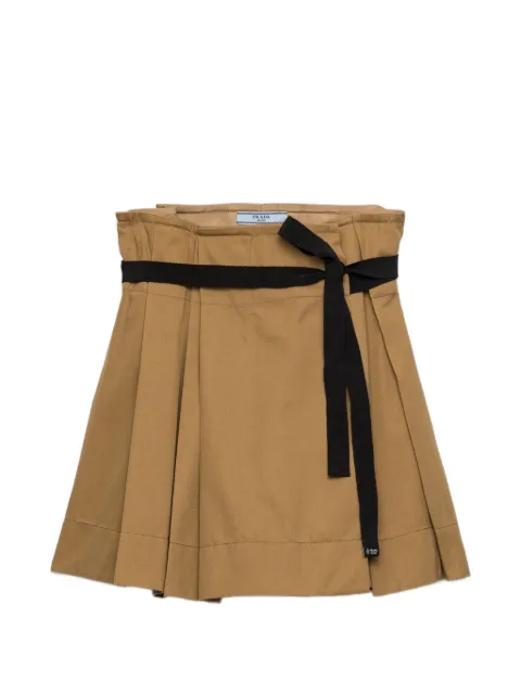 Prada gabardine miniskirt Neutrals P193ICSOOO1000