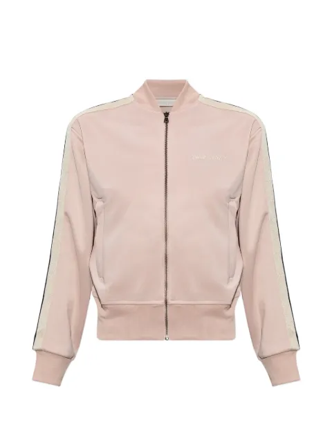 Palm Angels logo-embroidered zip-up-sweatshirt Pink PAWBD002FB0013003