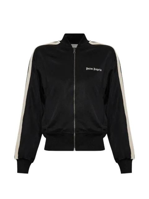 Palm Angels embroidered logo side-stripe sweatshirt Black PAWBD001FB001