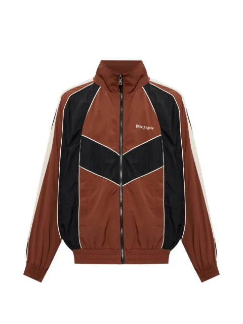 Palm Angels Hollywood stand-up collar jacket Brown PAMEB002FB0016010