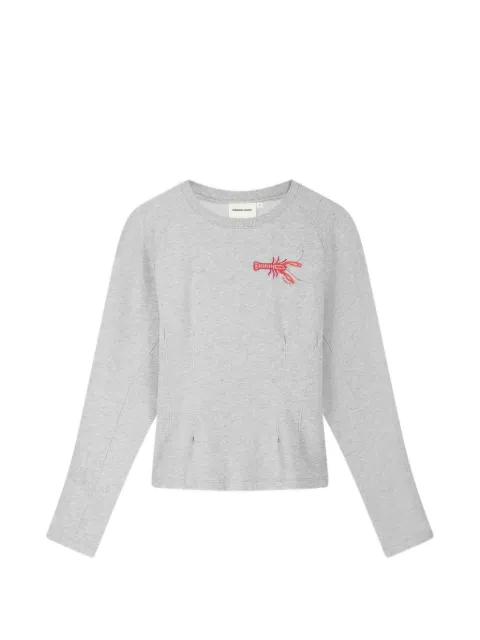 Fabienne Chapot Dhelia bead-embellished sweater Grey DHELIA