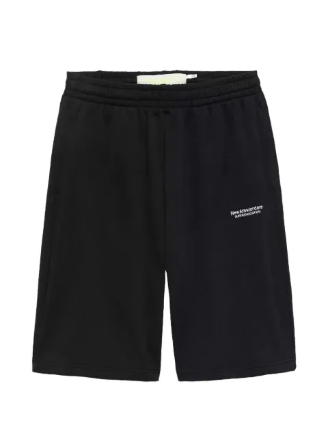 NEW AMSTERDAM Flow logo-print shorts Black 2601049003