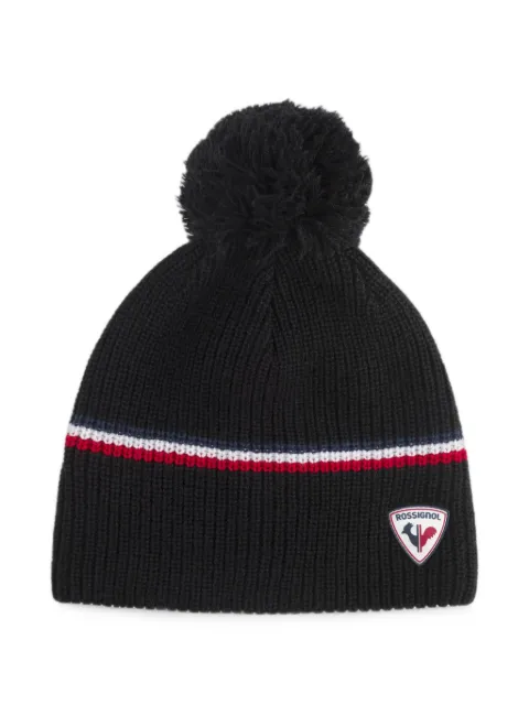 Rossignol Ewan pompom-detail beanie hat Black RLMMH03U