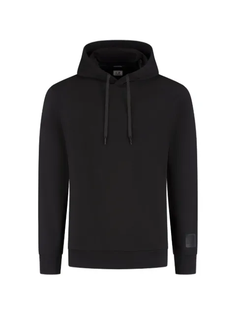 C.P. Company Metropolis Series logo-patch hoodie Black 21CLSS015A006452W999