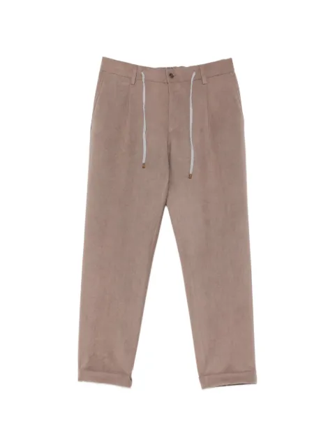 Arte Antwerp drawstring-waistband trousers Neutrals 58061
