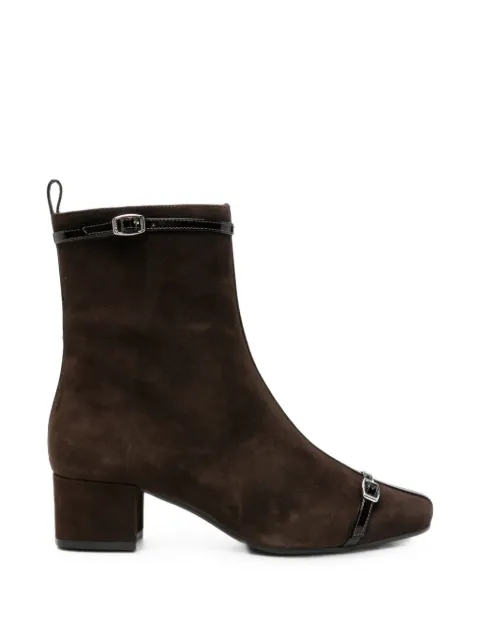 Carel Paris buckle-detail ankle boots Brown START333551