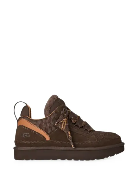 UGG shearling-trim panelled sneakers Brown 1144032