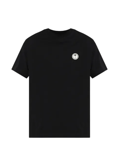 Palm Angels logo-patch T-shirt Black PAMAA001JR002