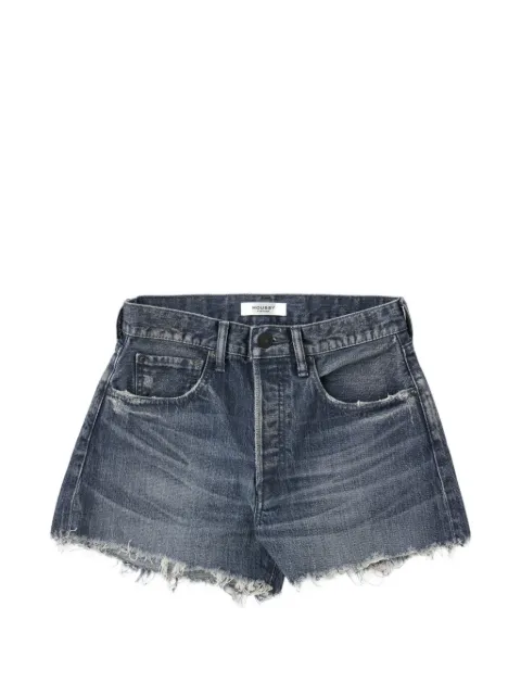 Moussy Vintage Glenview frayed shorts Black 540JAC121131