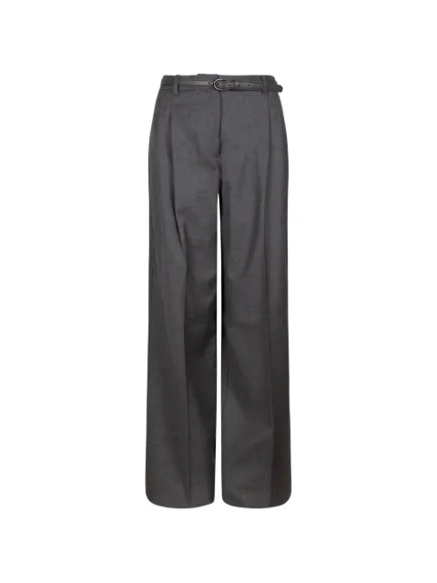 Max Mara belted pleated trousers Grey 26136032600003