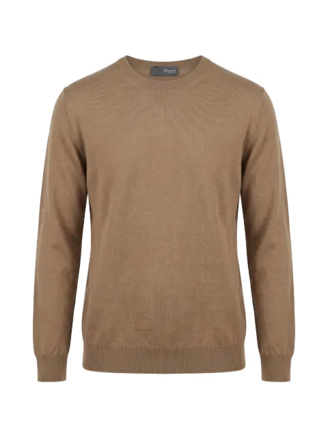 Drumohr crew-neck sweater Brown D0D103