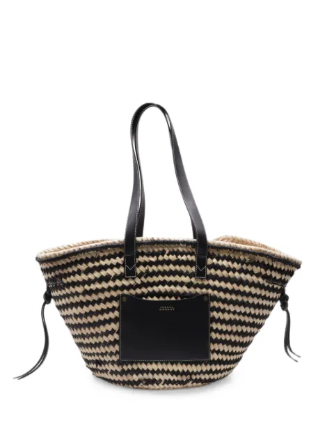 Isabel Marant Vintage Cadix woven basket bag Neutrals RFCPUUSBA785692W