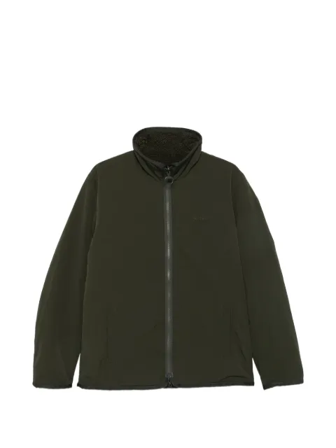 Barbour reversible fleece zip-up jacket Green MFL0195SG71