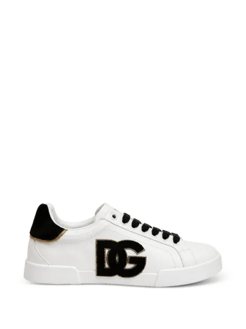 Dolce & Gabbana DG logo-patch sneakers White CK2488A3L77