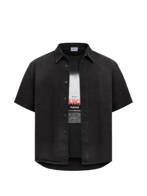 Balenciaga The Door hybrid shirt Black A001R6TUW74