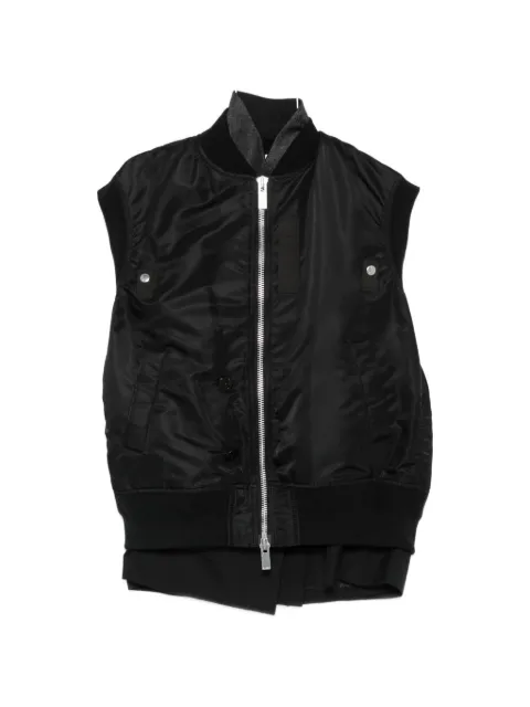 sacai welt-pocket gilet Black 2608717