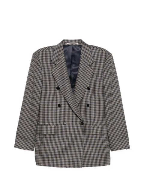 Tagliatore double-breasted houndstooth jacket Grey JLORELEY19B070139