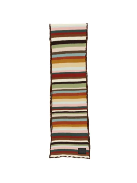 Paul Smith Signature Stripe wool scarf Neutrals W1A251GNW32492
