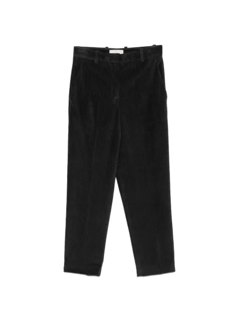 Circolo 1901 corduroy-effect straight-leg trousers Black FD40791162