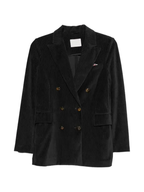 Circolo 1901 double-breasted corduroy jacket Blue FD40761162