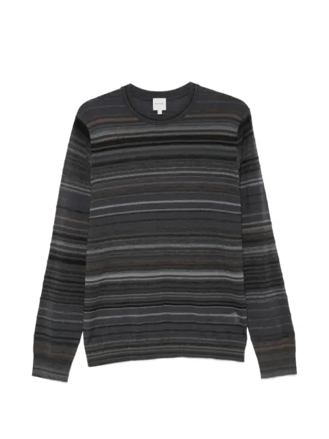 Paul Smith striped crew-neck sweater Grey M1RA003W03253