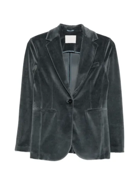 Circolo 1901 velvet single-breasted jacket Grey FD4060