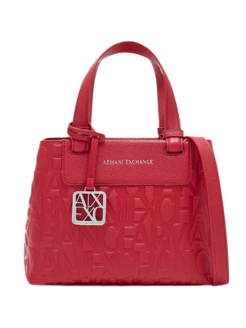Armani Exchange logo-embossed tote bag Red XW001576AF15774
